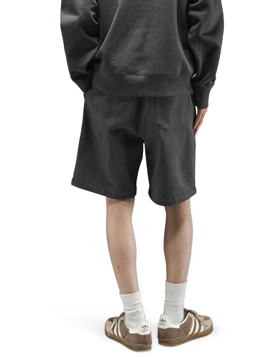 ESSENTIAL FRENCH TERRY SHORT (CHARCOAL)