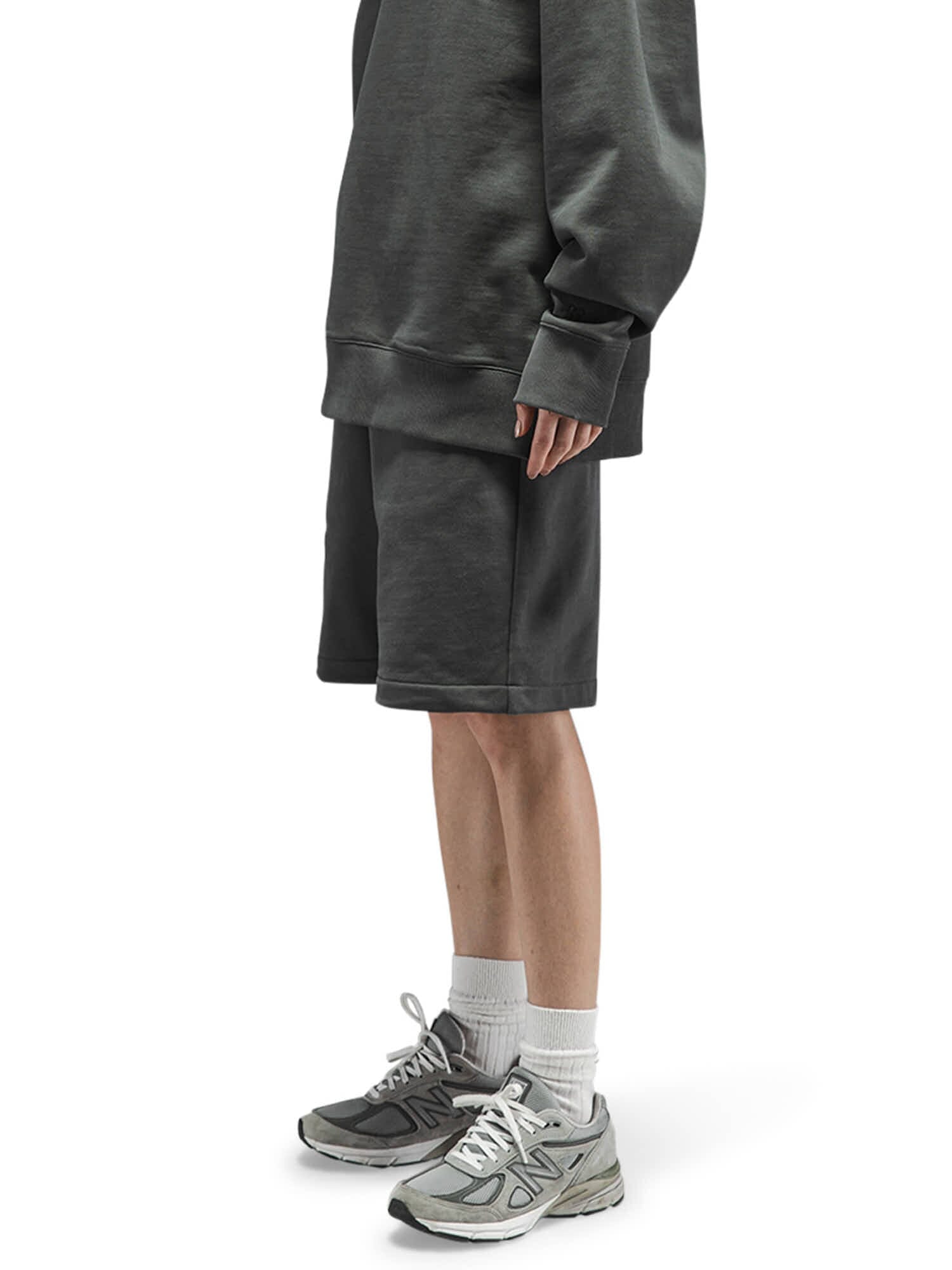 ESSENTIAL FRENCH TERRY SHORT (CHARCOAL)